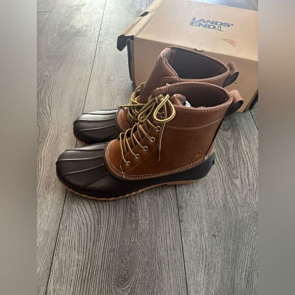 Lands’ end Brown and Black Duck Boots - Picture 7 of 7